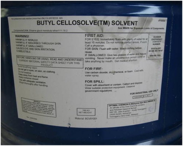 Butyl Cellosolve - Hóa Chất Bình Dương - Công Ty TNHH Bình Dương Chem